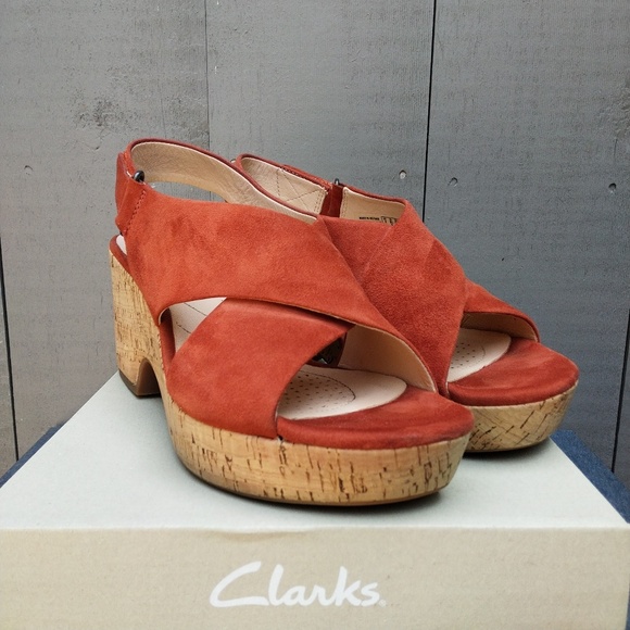 clarks maritsa lara orange